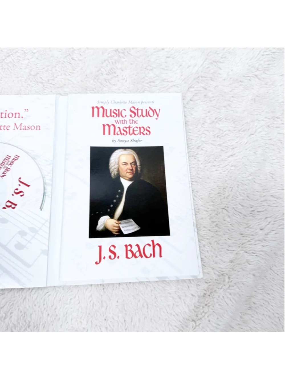 Music Study with the Masters J. S. Bach by Shafer CDs & Book Charlotte Mason